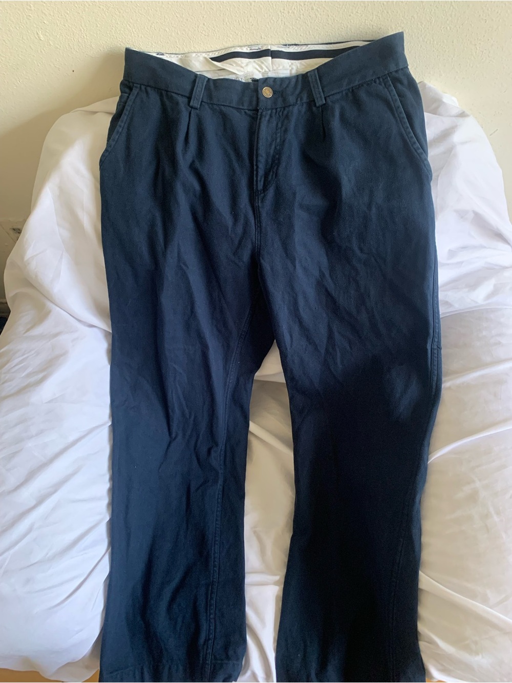Corridor NYC Indigo Blue Wide Leg Men’s Pants Size 34 x 33 Cotton